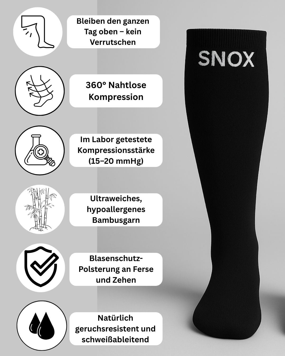 Kompressionssocken-SNOX
